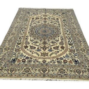 Persian Nain Carpet 253cm x 157cm Hand Knotted