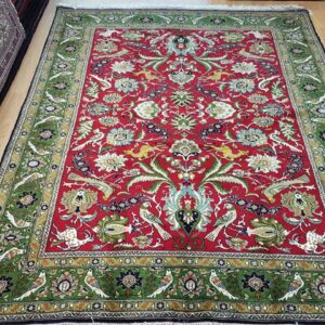 Very Fine Persian Tabriz Carpet 196cm x 144cm Hand Knotted