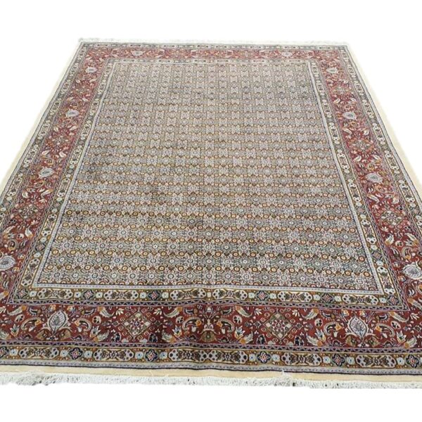 Very Fine Persian Moud Carpet 307cm x 202cm Hand Knotted