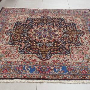 Persian Kerman Carpet 195cm x 190cm Hand Knotted