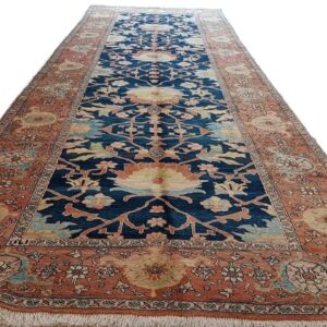 Very Fine Persian Heriz Carpet 600cm x 196cm Hand Knotted