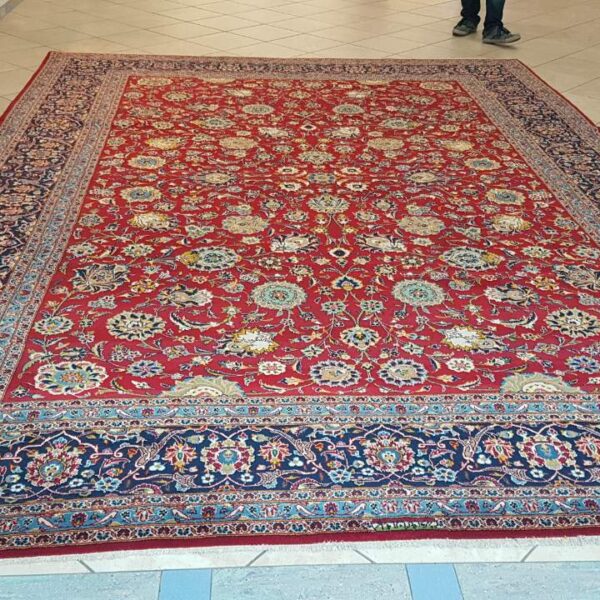 Persian Kashan Carpet 424cm x 303cm Hand Knotted