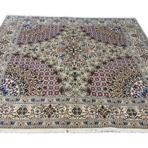 Persian Nain Carpet 210cm x 205cm Hand Knotted