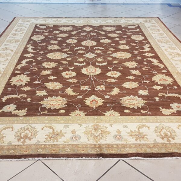 Afghan Chobi Carpet 362cm x 273cm Hand Knotted