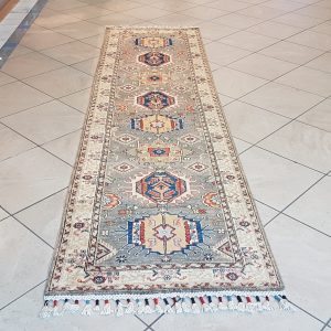 Afghan Ariana Chobi Carpet Runner 305cm x 85cm Hand Knotted