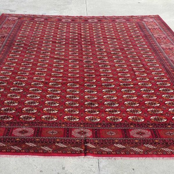 Very Fine Persian Turkaman Carpet 390cm x 300cm Hand Knotted