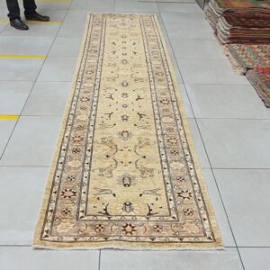 Afghan Chobi Carpet 400cm x 85cm Hand Knotted