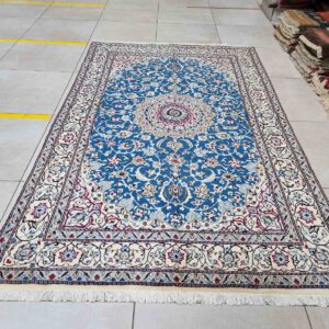 Persian Nain Carpet 236cm x 145cm Hand Knotted