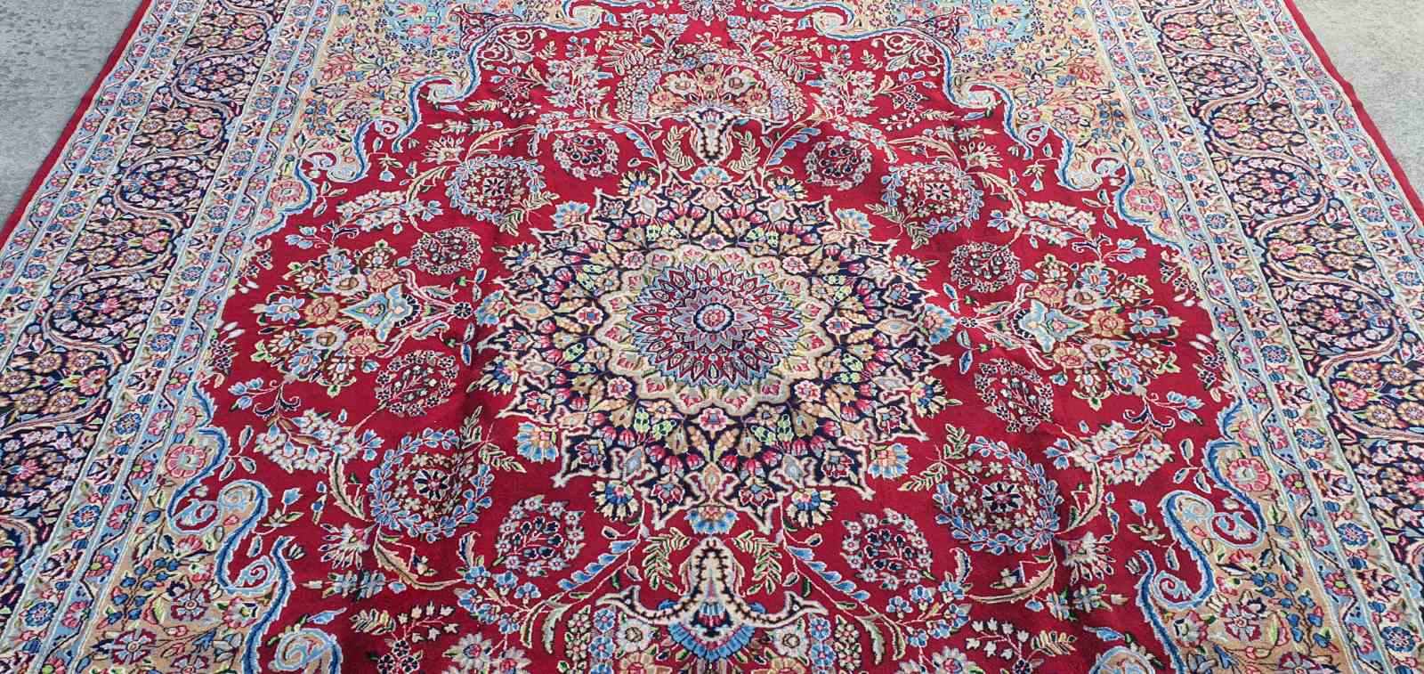 Very Fine Persian Kerman Carpet 410cm x 305cm Hand Knotted - Image 5