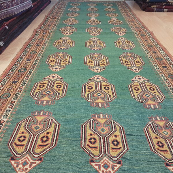 Persian Kelim Sirjan Runner 308cm x 83cm Hand Made