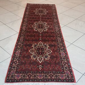 Fine Persian Bidjar Carpet 240cm x 76cm Hand Knotted