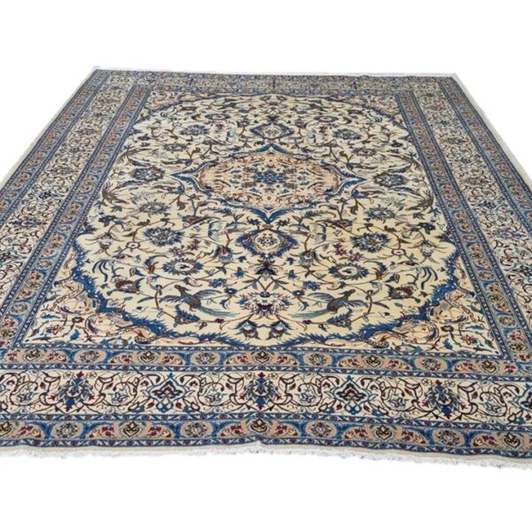 Very Fine Persian Nain Carpet 346cm x 251cm Hand Knotted