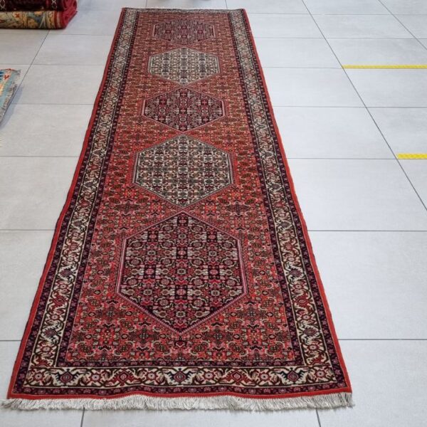 Very Fine Persian Bidjar Hand-Knotted Carpet 390cm x 90cm
