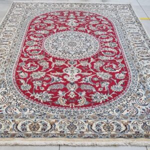 Persian Nain Carpet 300cm x 196cm Hand Knotted