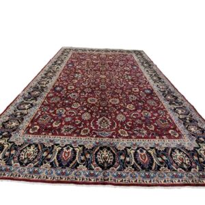 Very Fine Persian Mashhad Carpet – 440cm x 318cm Hand-Knotted