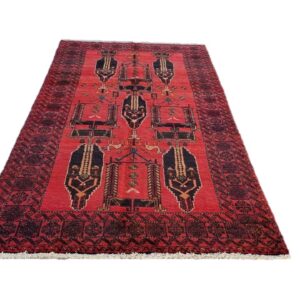 Persian Kurdi Carpet 250cm x 131cm Hand Knotted