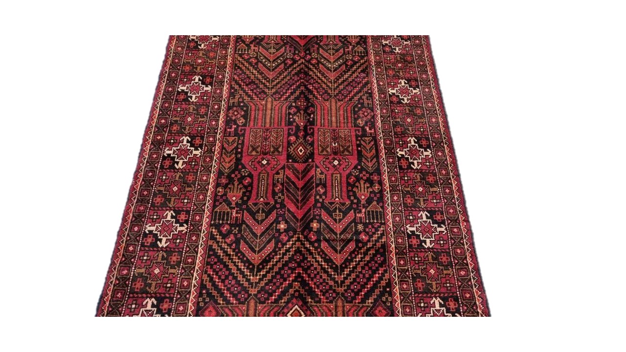 Persian Kurdi Carpet 287cm x 120cm Hand Knotted - Image 5