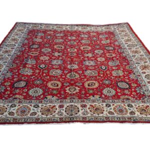 Persian Tabriz Carpet – 350cm x 284cm Hand-Knotted