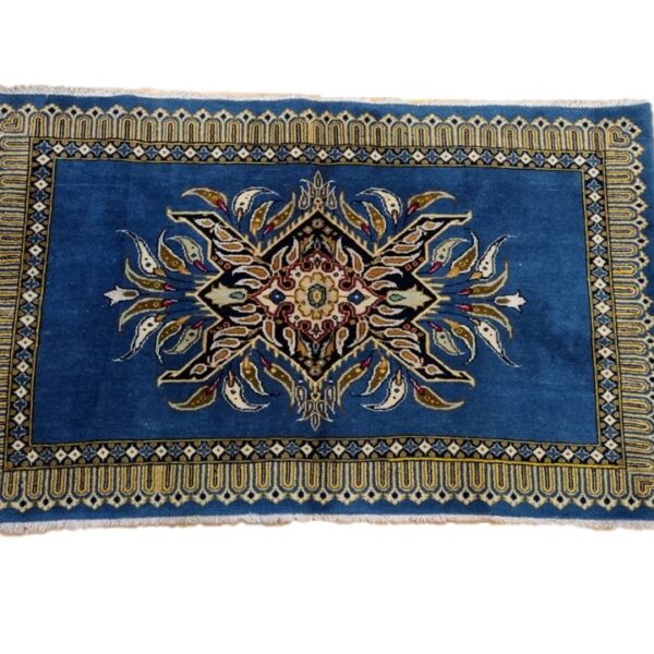 Very Fine Persian Kashan Carpet 96cm x 60cm Hand Knotted