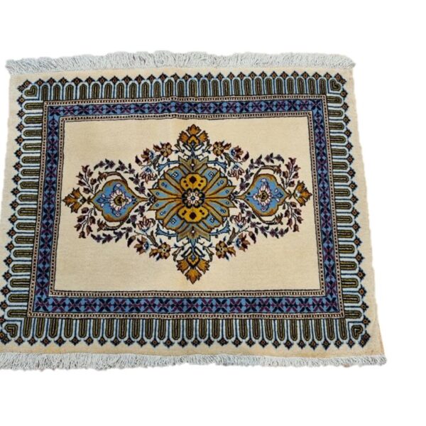 Very Fine Persian Kashan Carpet 90cm x 60cm Hand Knotted