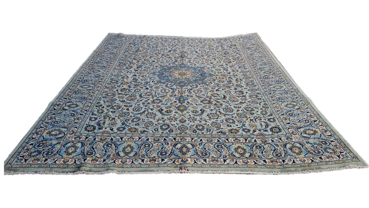 Persian Kashmar Carpet - 390cm x 297cm Hand-Knotted