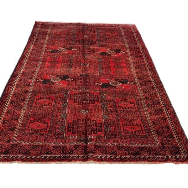 Persian Kurdi Carpet 248cm x 140cm Hand Knotted