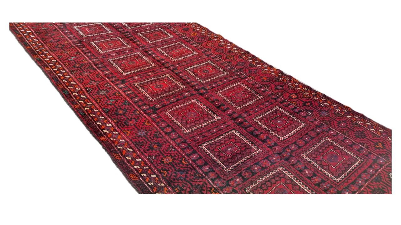 Persian Kurdi Carpet 305cm x 151cm Hand Knotted - Image 3