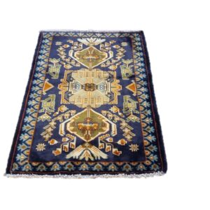 Persian Hamadan Carpet 97cm x 65cm Hand Knotted