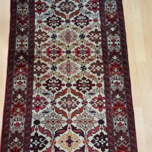 Very Fine Persian Hamadan Carpet 265cm x 80cm Hand Knotted