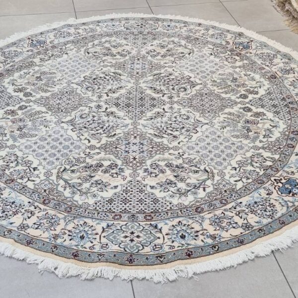 Very Fine Persian Nain Carpet 244cm x 244cm Hand Knotted