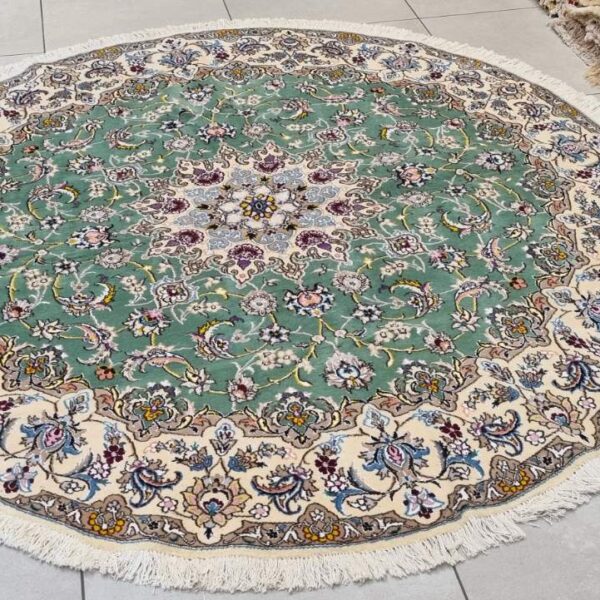 Very Fine Persian Nain Carpet 200cm x 200cm Hand Knotted