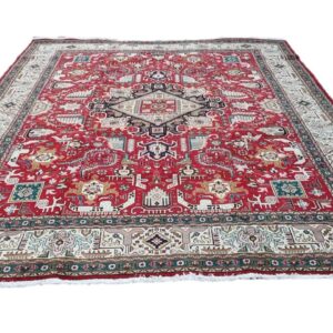 Persian Tabriz Carpet – 396cm x 310cm Hand-Knotted