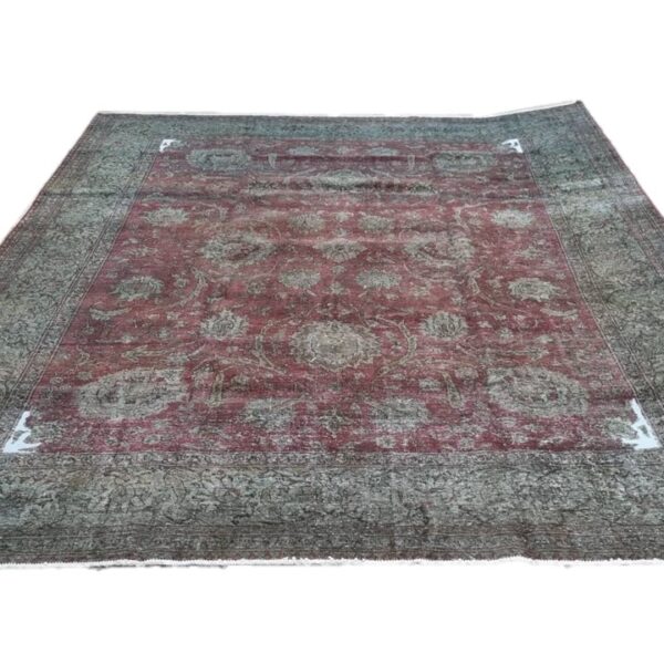 Vintage/Overdye Style Persian Carpet 387cm x 285cm Hand Knotted