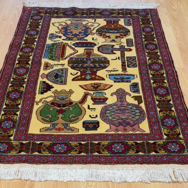 Persian Khorasan Carpet 128cm x 93cm Hand Knotted