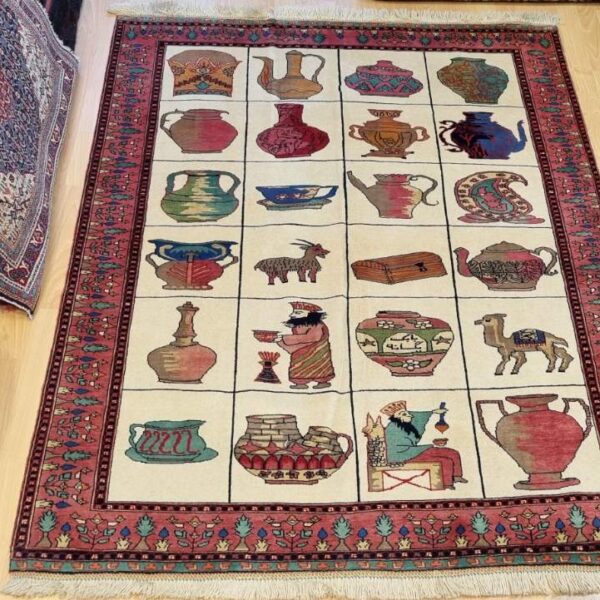 Very Fine Persian Khorasan Carpet 180cm x 140cm Hand Knotted