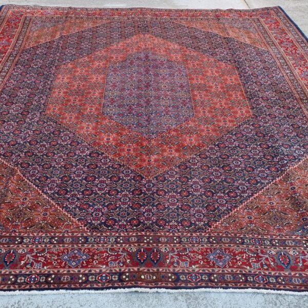 Vintage Persian Moud Carpet 365cm x 242cm Hand Knotted