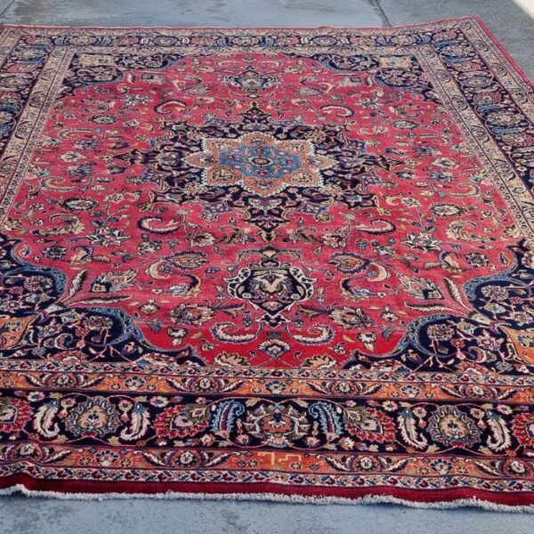 Persian Mashhad Carpet 410cm x 298cm Hand Knotted
