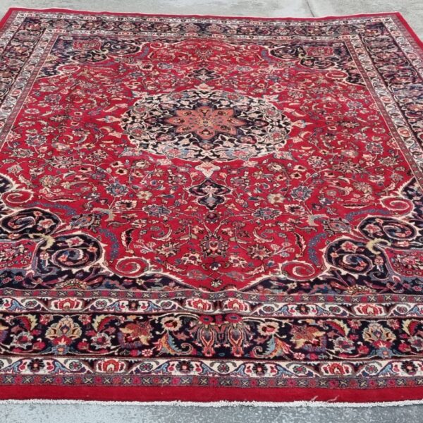 Fine Persian Mashhad Carpet 376cm x 290cm Hand Knotted