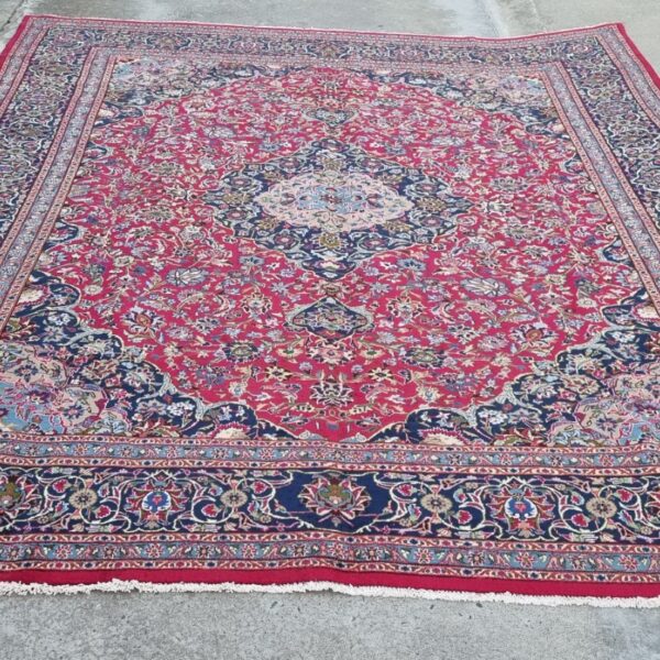Vintage Persian Kashmar Carpet – 385cm x 300cm Hand Knotted