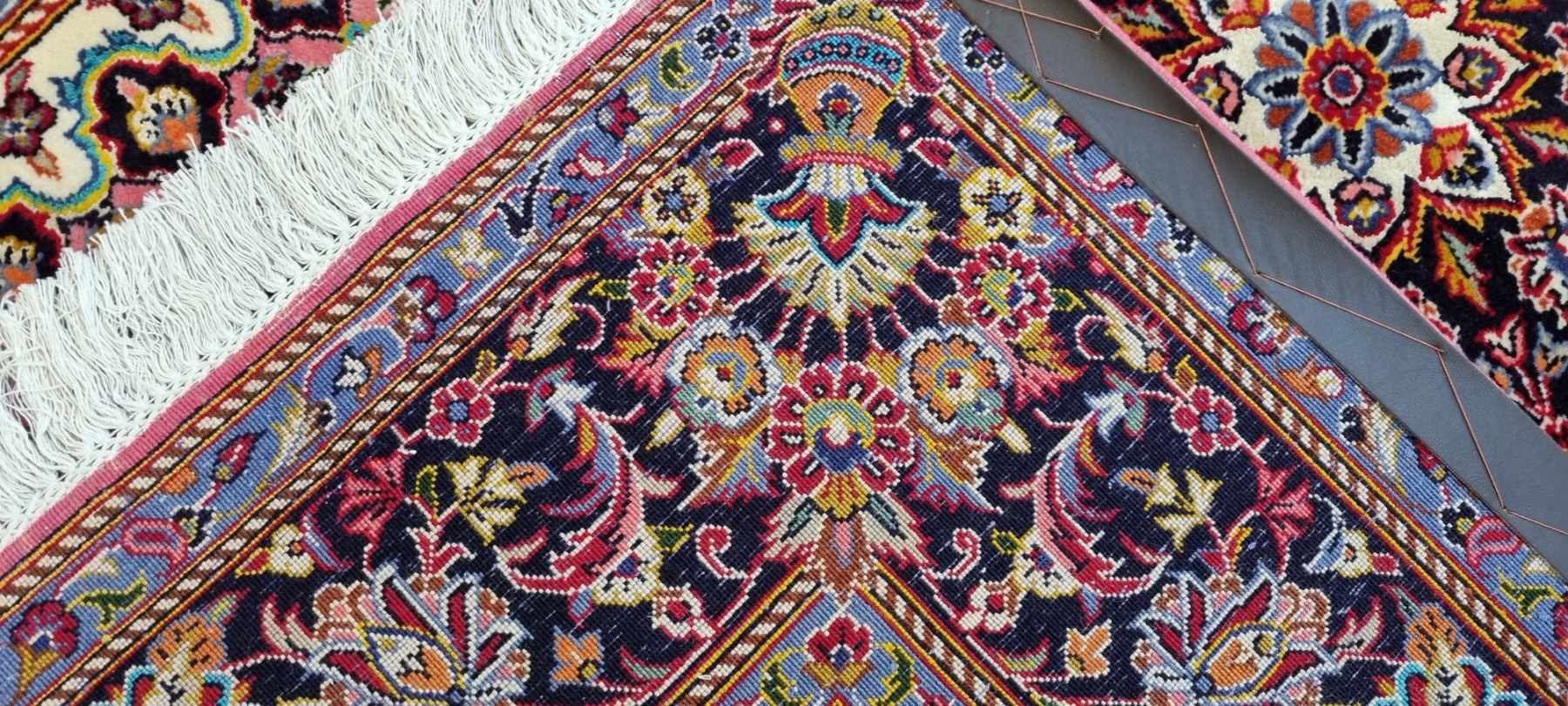 Very Fine Persian Kashan Carpet 217cm x 145cm Hand knotted - Image 7