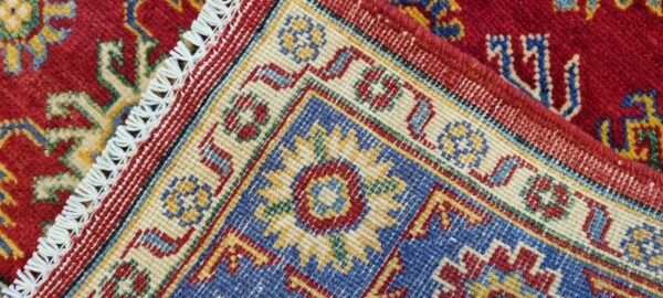 Afghan Kazak Carpet 148cm x 100cm Hand Knotted - Image 4