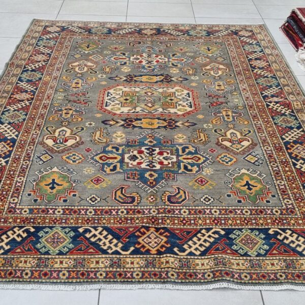 Afghan Kazak Carpet 292cm x 199cm Hand Knotted