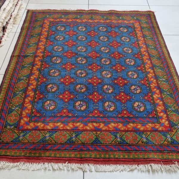 Afghan Turkaman Carpet 180cm x 120cm Hand Knotted