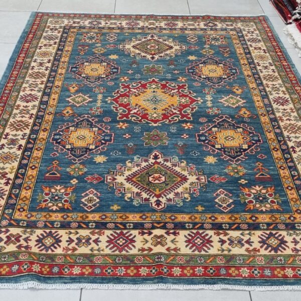 Afghan Kazak Carpet 265cm x 183cm Hand Knotted