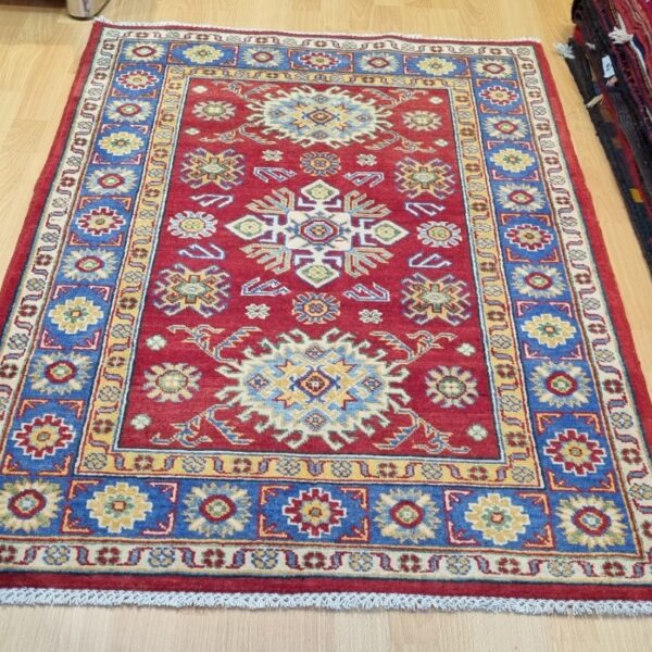 Afghan Kazak Carpet 148cm x 100cm Hand Knotted