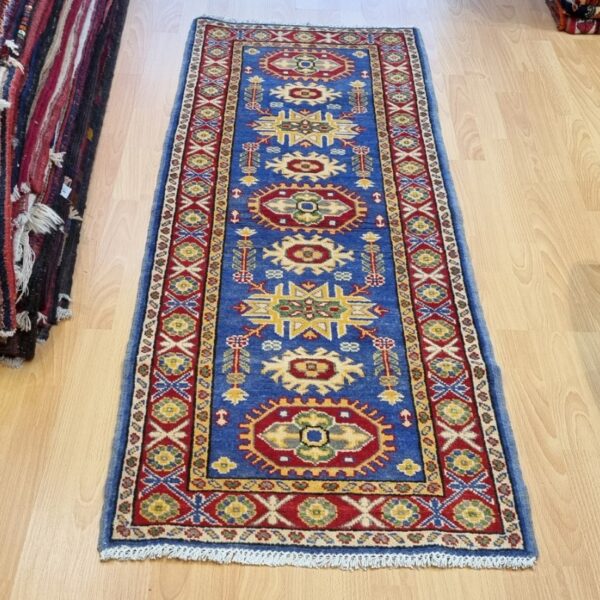 Afghan Kazak Carpet 177cm x 66cm Hand Knotted