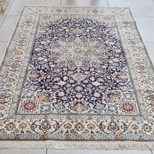 Very Fine Persian Nain Carpet (6LA) 210cm x 130cm Hand Knotted
