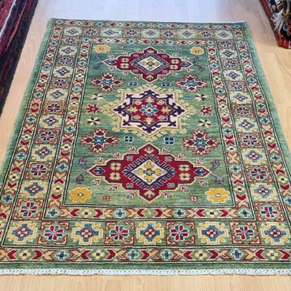 Afghan Kazak Carpet 152cm x 103cm Hand Knotted