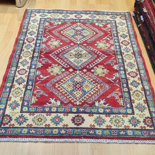 Afghan Kazak Carpet 149cm x 100cm Hand Knotted