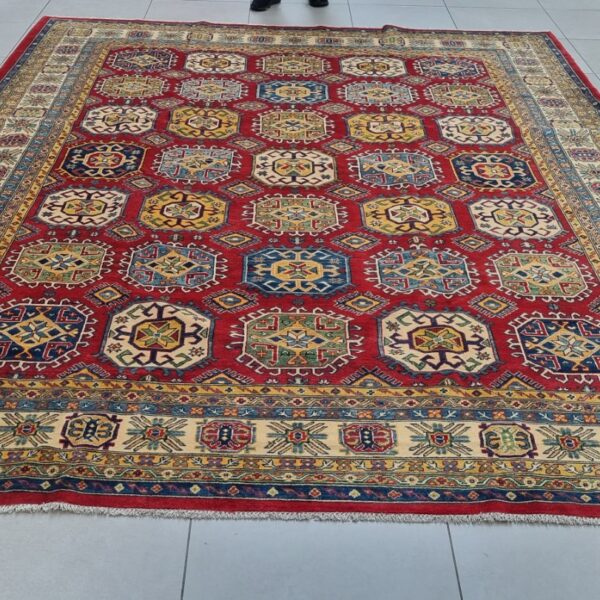 Afghan Kazak Carpet 393cm x 293cm Hand Knotted